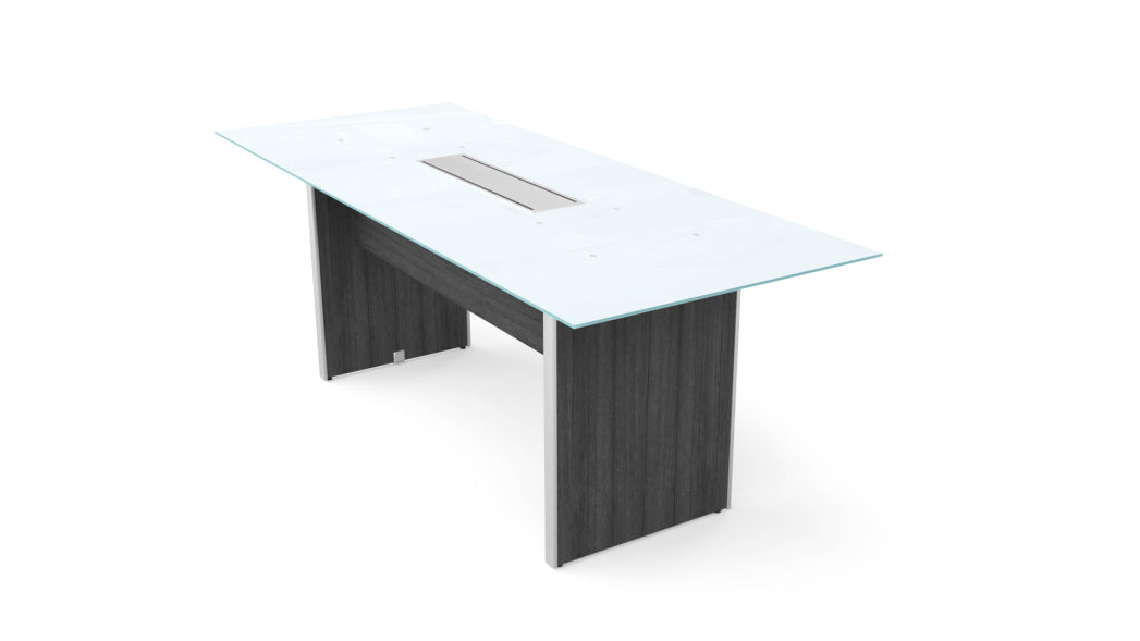 Potenza - Rectangular Glass Top Conference Table