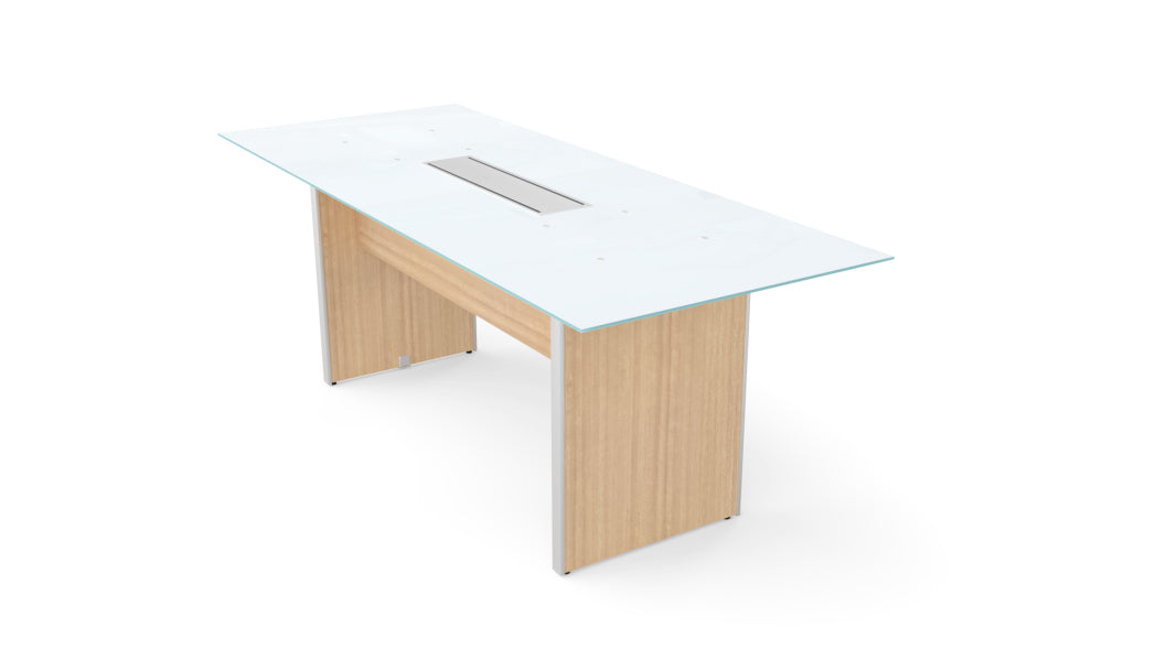 Potenza - Rectangular Glass Top Conference Table