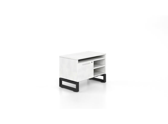 Open Storage with Sliding Door
