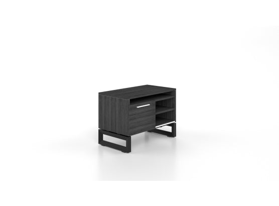 Open Storage with Sliding Door