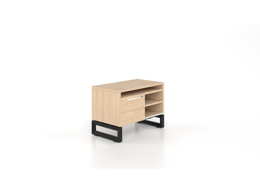 Open Storage with Sliding Door