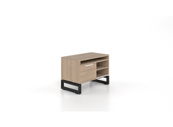 Open Storage with Sliding Door