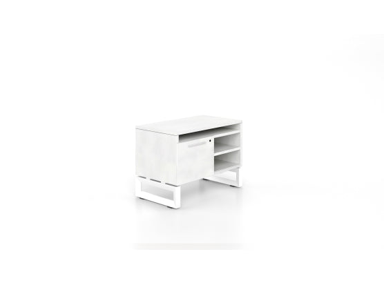 Open Storage with Sliding Door