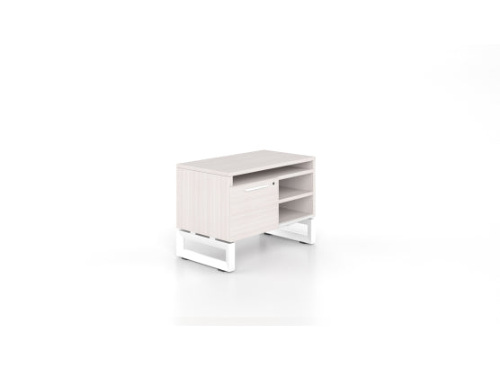 Open Storage with Sliding Door