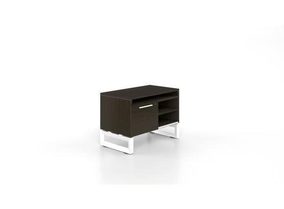 Open Storage with Sliding Door