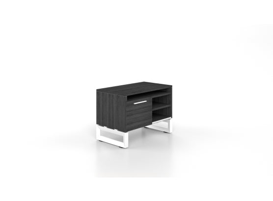 Open Storage with Sliding Door