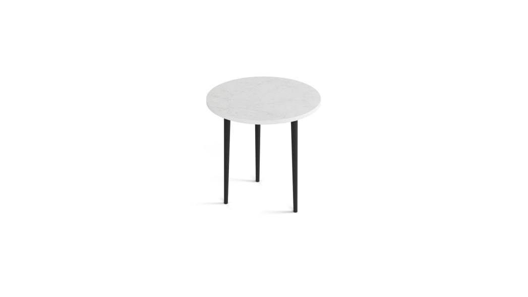 Elite Circular Occasional Table w/ Quartz Top