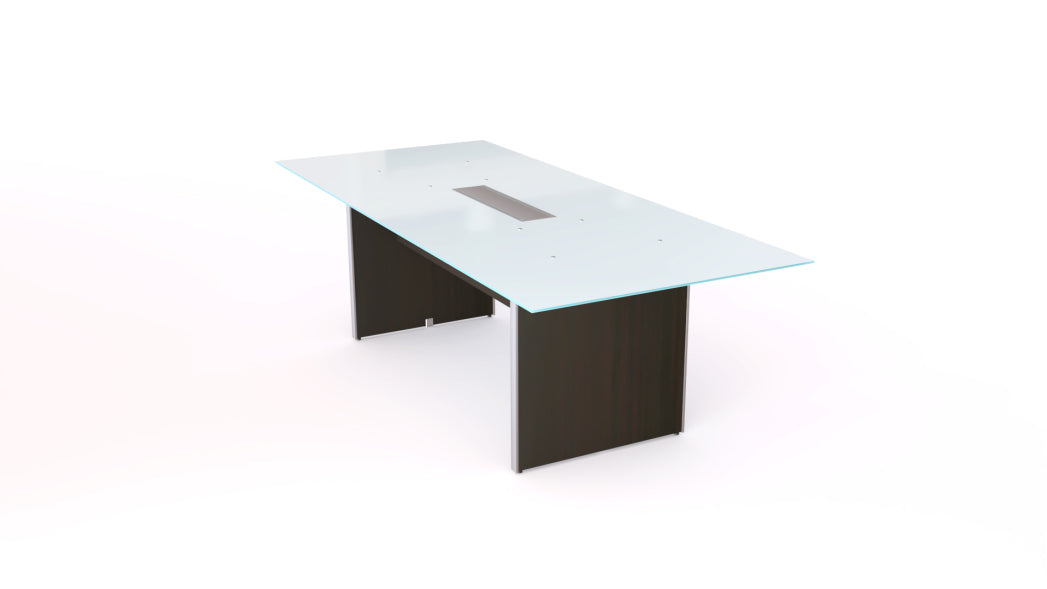 Potenza - Deluxe 8' Glass Top Conference Table