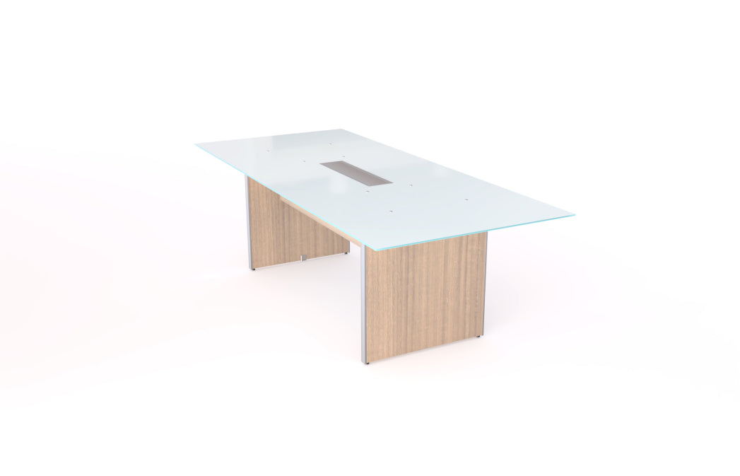 Potenza - Deluxe 8' Glass Top Conference Table