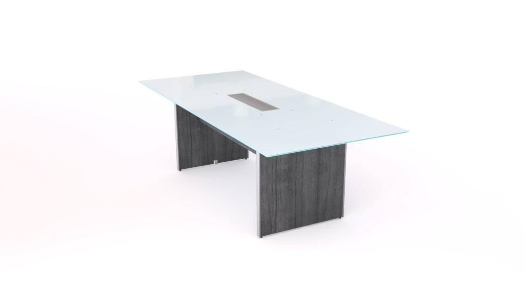 Potenza - Deluxe 8' Glass Top Conference Table
